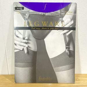 New 1 PAIR ~ Fredericks of Hollywood Leg Ware Size S Black Thigh High Basic